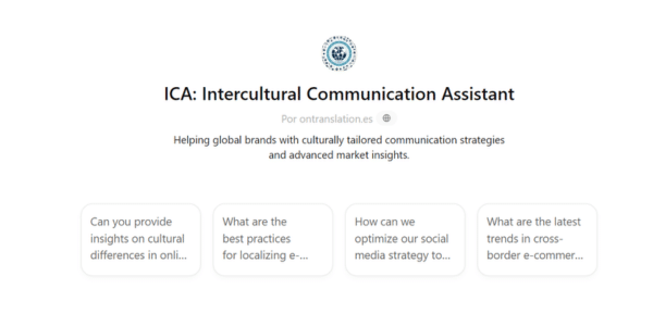 ICA: Intercultural Communication Assistant